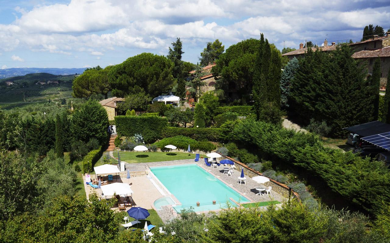 Hotel Villa San Giorgio Поджибонси Экстерьер фото