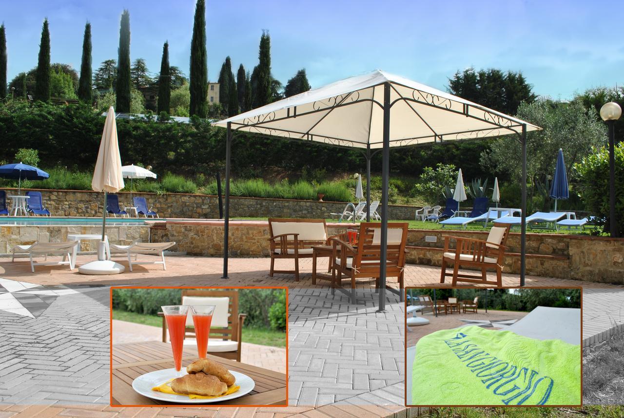Hotel Villa San Giorgio Поджибонси Экстерьер фото